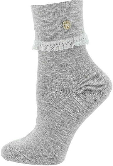 Birkenstock Women's Slub Lace Crew Socks