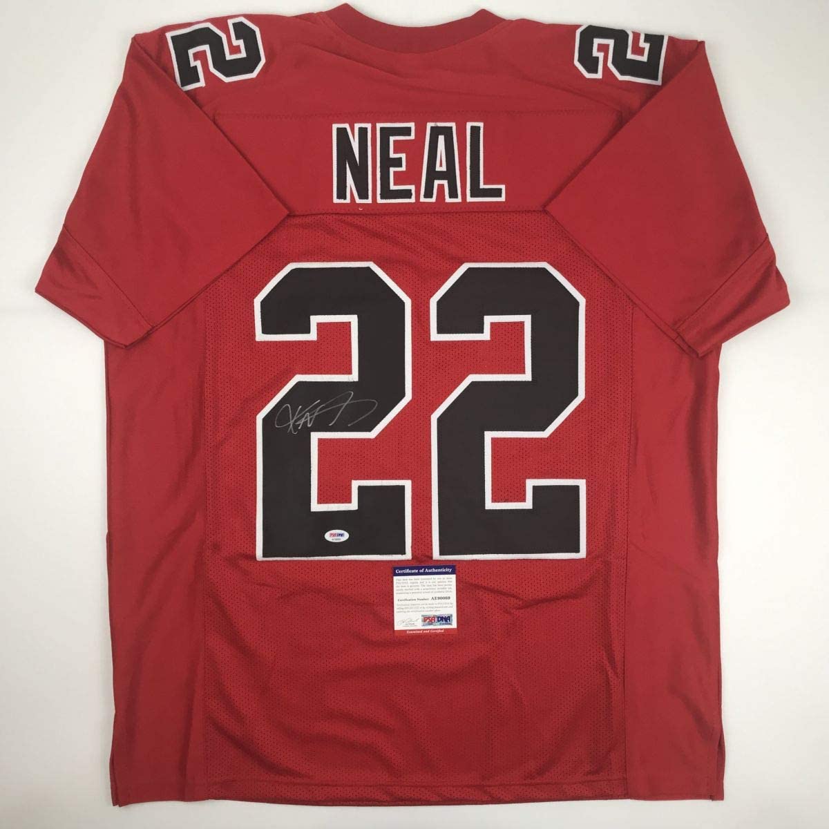 Autographed/Signed Keanu Neal Atlanta Color Rush Football Jersey PSA/DNA COA