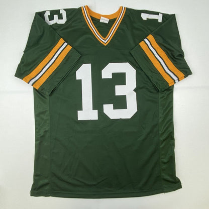 Autographed/Signed Allen Lazard Green Bay Green Football Jersey JSA COA