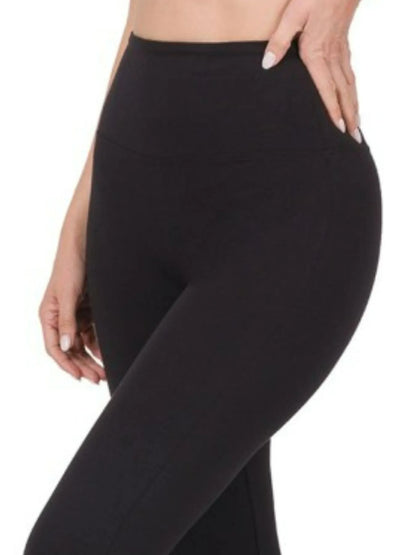 Garden Naked Wide Waistband Yoga Flare Pants
