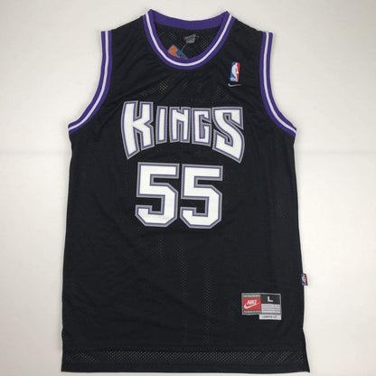 Autographed/Signed Jason Williams Sacramento Black Basketball Jersey Beckett BAS COA