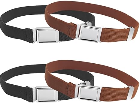 Kids Magnetic Belt Adjustable Elastic Belt with Magnetic Buckle for Boys Daily Use Girls