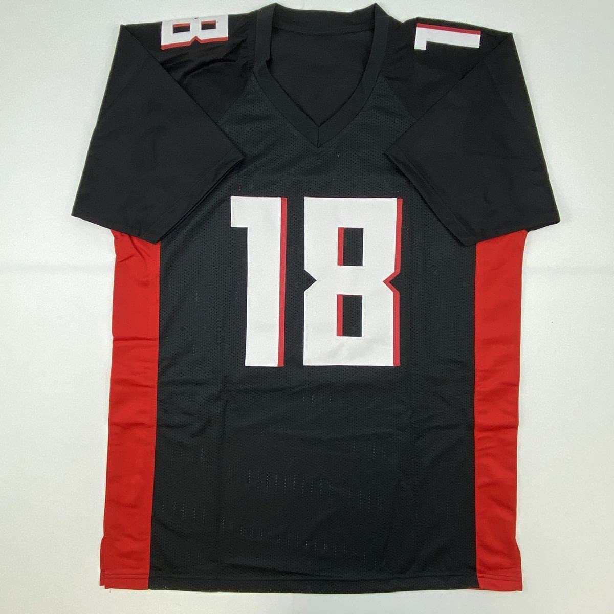 Autographed/Signed Calvin Ridley Atlanta Black Football Jersey Beckett BAS COA
