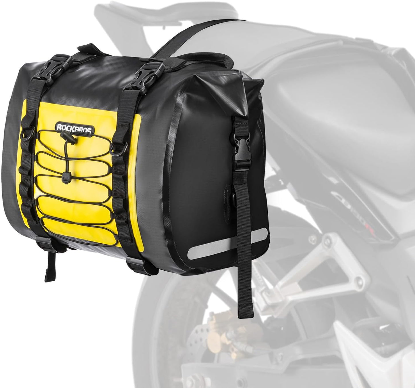 ROCKBROS 60L Waterproof Motorcycle Saddle Bags Durable Removable 2 PCS