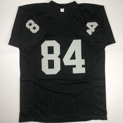 Autographed/Signed Antonio Brown Oakland Black Football Jersey JSA COA