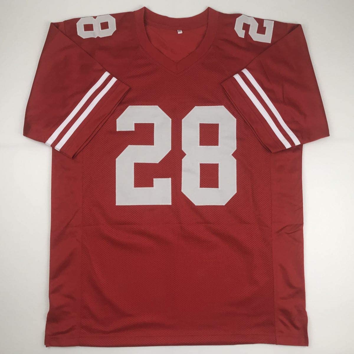 Autographed/Signed Jerick McKinnon San Francisco Red Football Jersey Beckett BAS COA