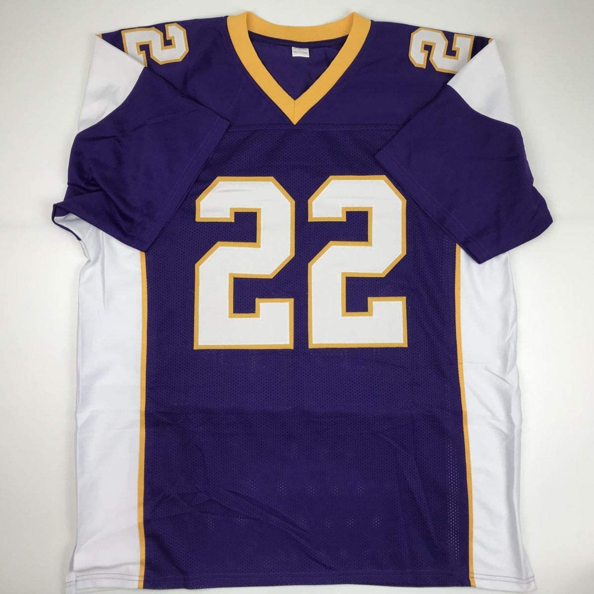 Autographed/Signed Harrison Smith Minnesota Retro Purple Football Jersey JSA COA