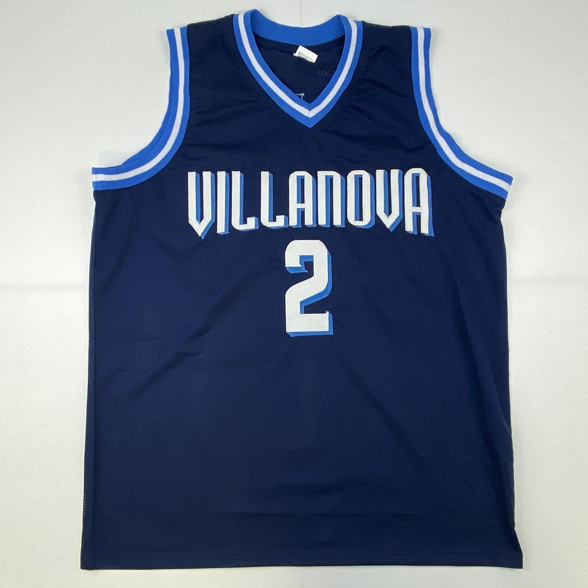 Autographed/Signed Collin Gillespie Villanova Blue College Basketball Jersey PSA/DNA COA