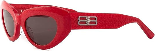 Balenciaga BB0236S Red/Grey 52/22/145 women Sunglasses