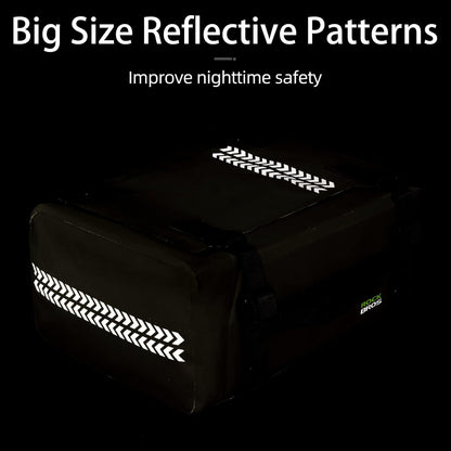 ROCKBROS 30L Waterproof Motorcycle Tail Bag Universal Fit Durable