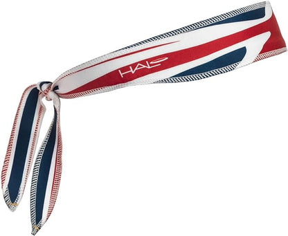 Halo Headband - tie version (UK Flag)