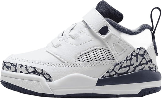 Jordan Spizike Low Baby/Toddler Shoes (FQ3952-104, White/Pure Platinum/Obsidian)