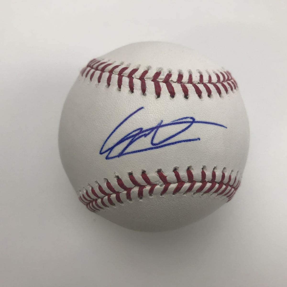 Autographed/Signed Vladimir Vlad Guerrero Jr. Rawlings Official Major League Baseball ROML JSA COA Auto