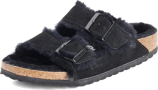 Birkenstock Unisex Arizona Fur Suede Sandals