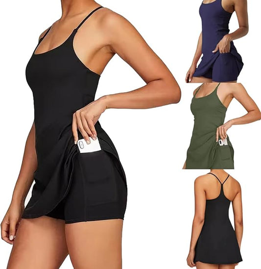 The Ultimate Tummy Control Backless Active Dress -Made for Movement & Easy Bathroom Breaks