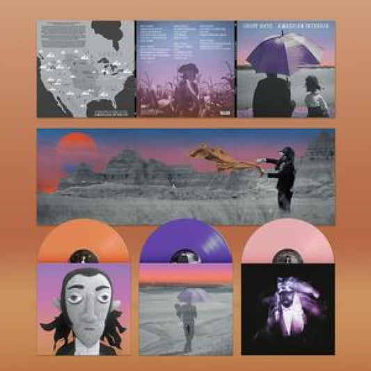 Gruff Rhys - American Interior [Colored Vinyl] [Limited Edition] (Org) (Pnk) (Purp) Vinyl Record