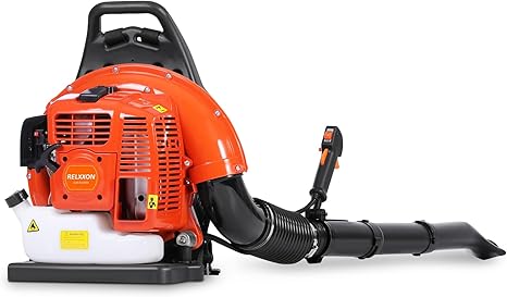 63 CC Gas Backpack Leaf Blower _ _ 2-Stroke Engine, 665 CFM Airflow, Ergonomic Comfort, and Cruise Control for Effortless Yard Cleanup (RC655 Pro)