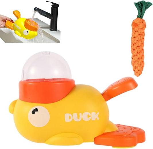 Underpawsco, Underpawsco Treat Toy, Interactive Pet Feeder, Interactive Dog Feeder, Duck Dog Treat Dispenser, Dog Puzzle Feeder