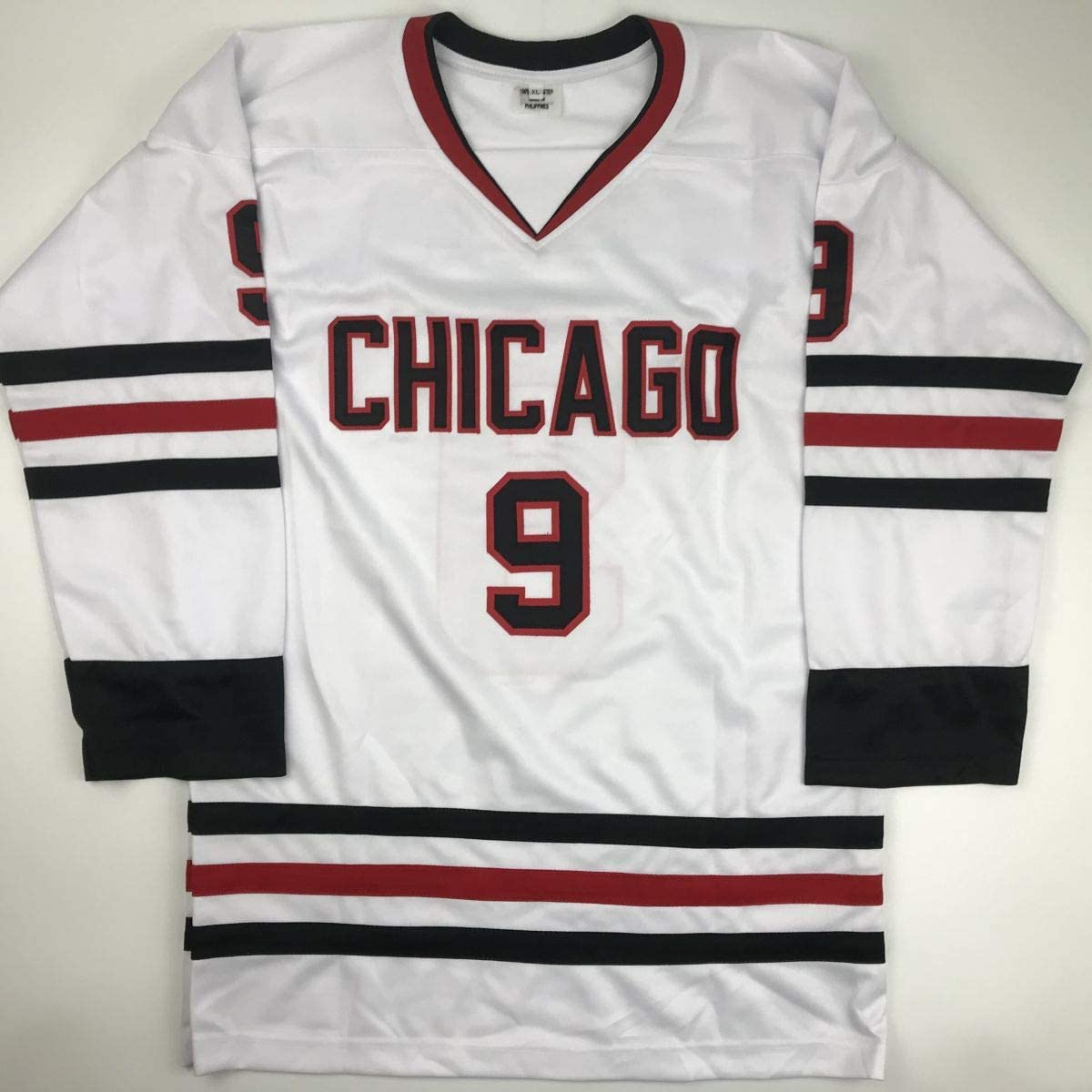 Autographed/Signed Bobby Hull The Golden Jet HOF 1983 Chicago White Hockey Jersey JSA COA