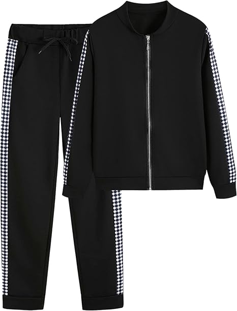 Women's 2 Piece Tracksuit Sweatsuits Sets Hoodie Sweatshirt and Jogging Sweatpants Suit