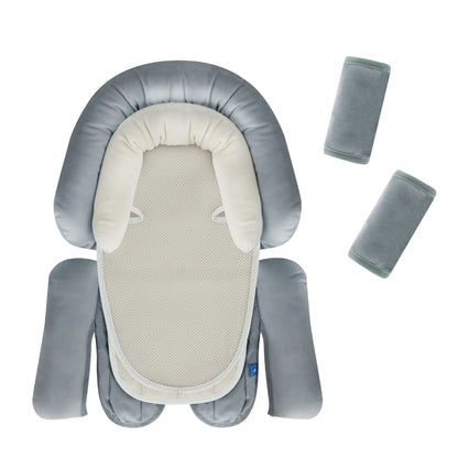 COOLBEBE Upgraded 3-in-1 Babybody Support for Newborn Infant Toddler - Extra Soft Car Seat Insert Cushion Pad, Perfect for Carseats, Strollers, Swings