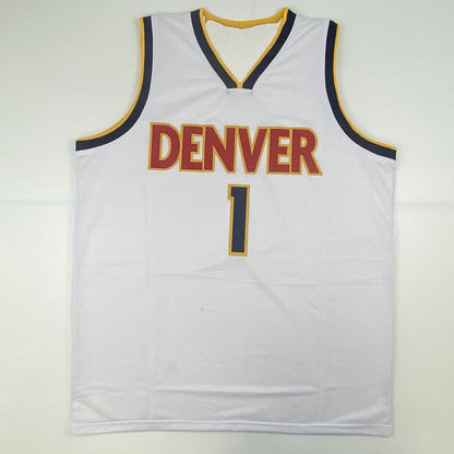 Autographed/Signed Michael Porter Jr. Denver White Basketball Jersey PSA/DNA COA