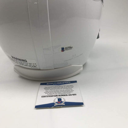 Autographed/Signed Kyler Murray Arizona Cardinals Full Size FS F/S Replica Football Helmet Beckett BAS COA