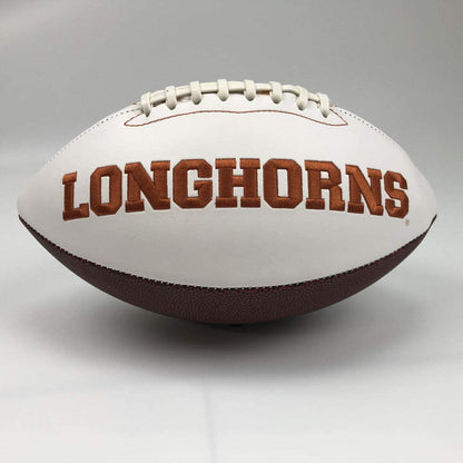 Autographed/Signed Vince Young Texas Longhorns FS White Panel Logo Football Tristar COA