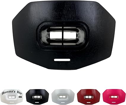 DAMAGE CONTROL Youth Football Mouth Guard ‰ÛÒ Breathable No Boil Mouthpiece, Protects Lips & Teeth, Works with Braces, Includes Helmet Strap ‰ÛÒ Sports Gear & Accessories