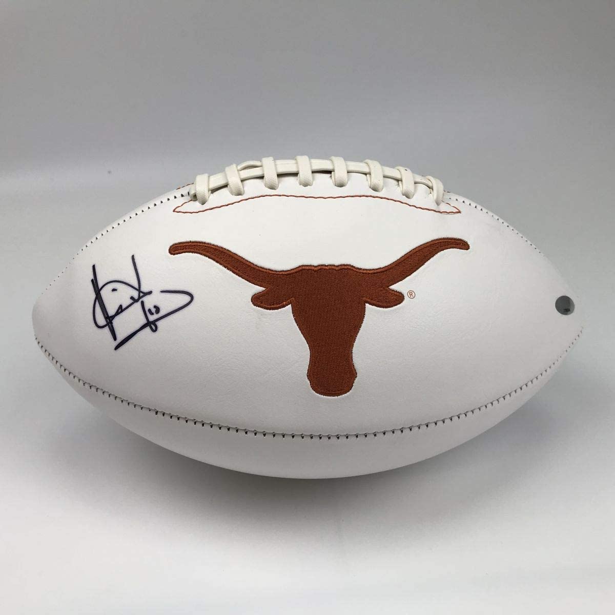 Autographed/Signed Vince Young Texas Longhorns FS White Panel Logo Football Tristar COA