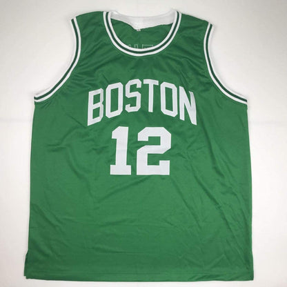 Autographed/Signed Terry Rozier Boston Green Basketball Jersey JSA COA