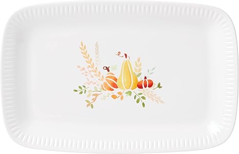 Lenox Profile Harvest Rectangular Platter, 2.31, White