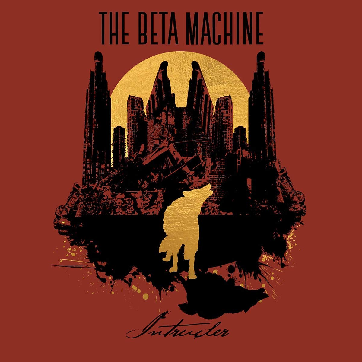 The Beta Machine - Intruder [Red/Black Swirl LP] Vinyl Record
