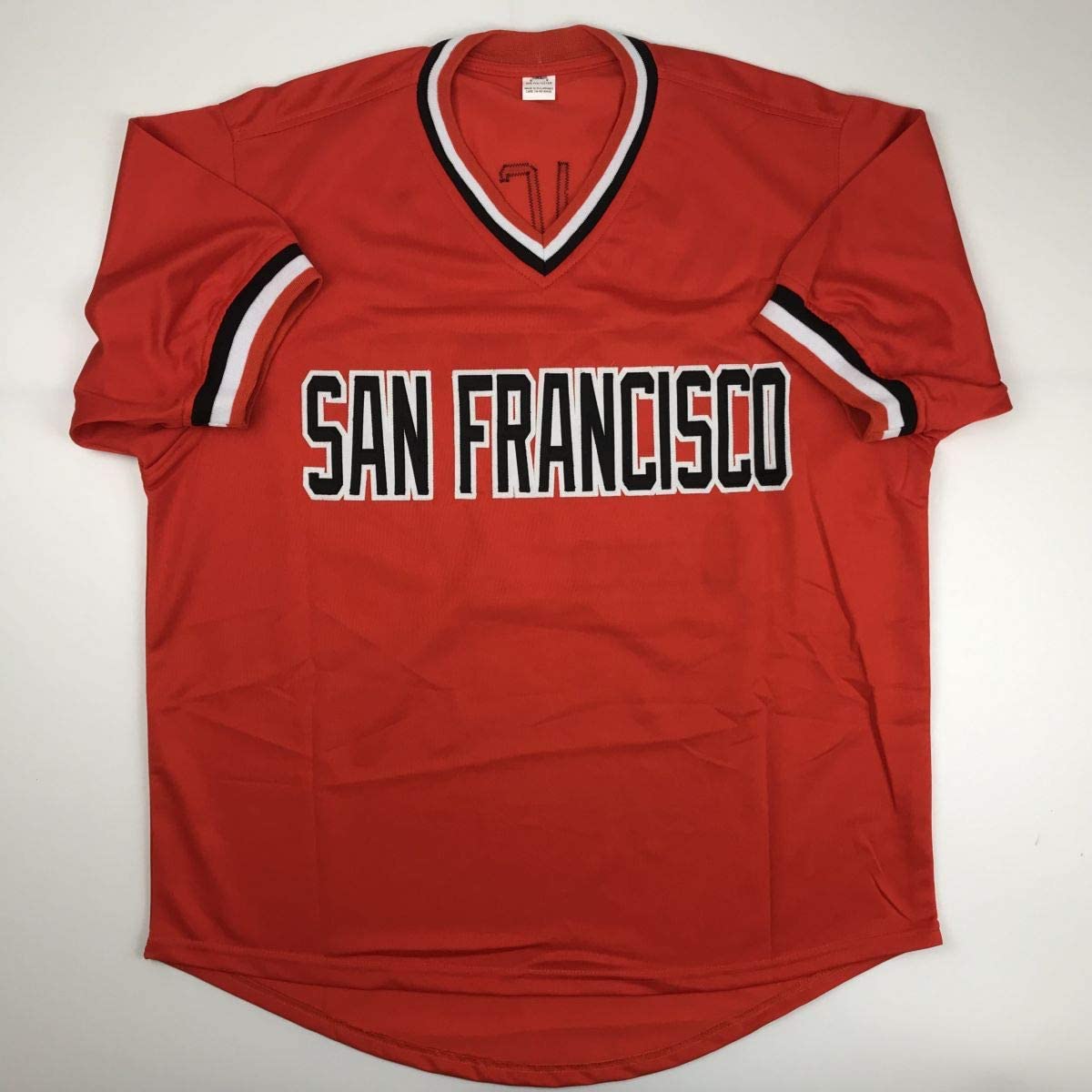 Autographed/Signed Juan Marichal San Francisco Orange Baseball Jersey JSA COA