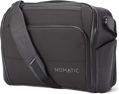 NOMATIC Messenger Bag - Formal Laptop Computer Bag and Briefcase - Crossbody Bag/Shoulder Bag and RFID Safe Travel Bag - 15-Inch Laptop Bag and Work Bag (Black)