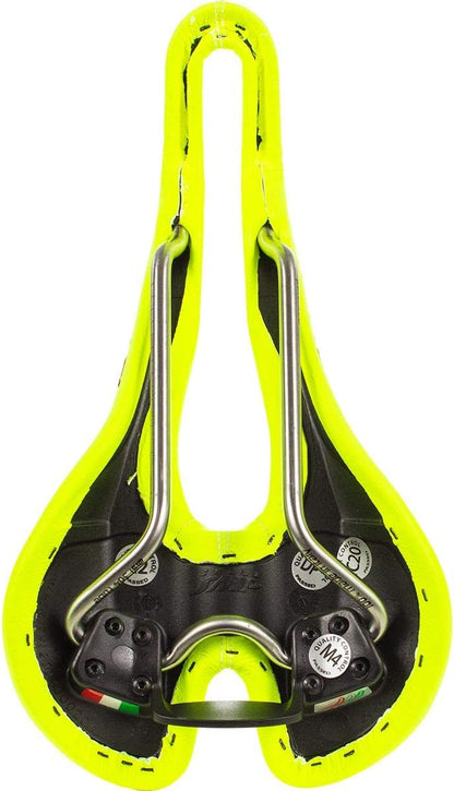 Selle SMP Pro Saddle with Steel Rails (Fluro Yellow)