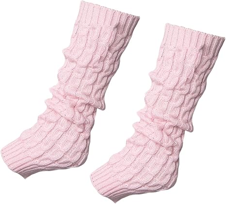 Leg Warmers for Women Knitted Ribbed Stirrup Leg Warmers Yoga Dance Leg Warmers for Women Girls Ladies