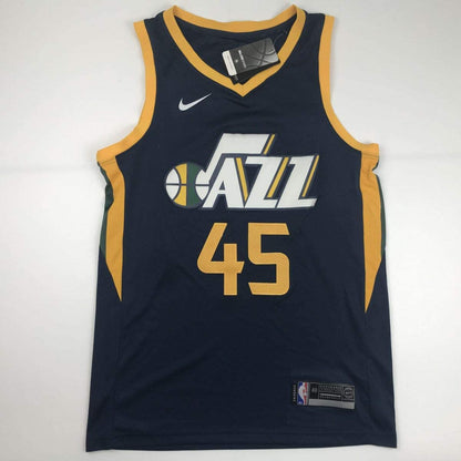 Autographed/Signed Donovan Mitchell Utah Blue Basketball Jersey PSA/DNA COA