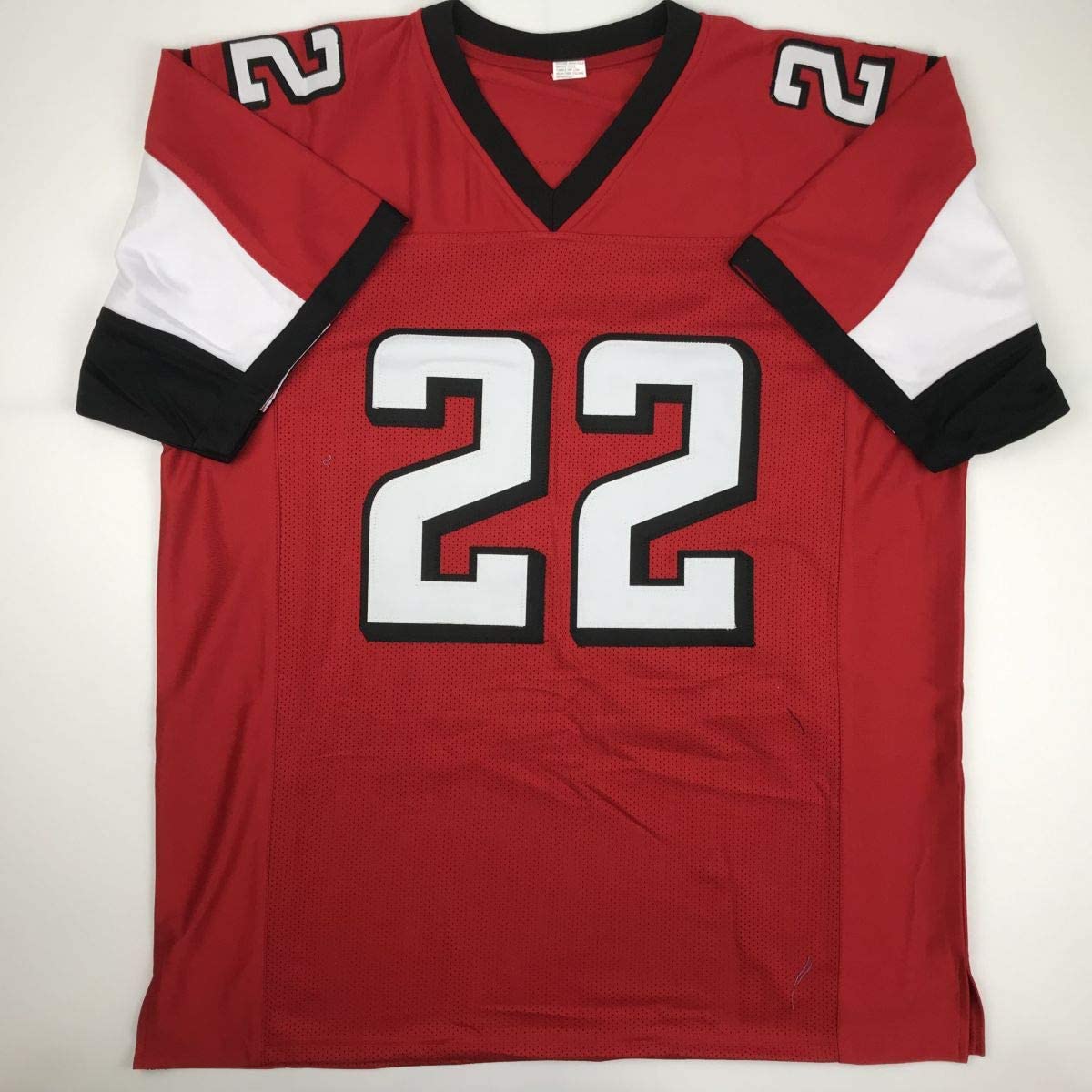 Autographed/Signed Keanu Neal Atlanta Red Football Jersey PSA/DNA COA