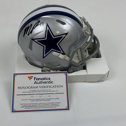 Autographed/Signed Micah Parsons Dallas Cowboys Mini Football Helmet Fanatics COA