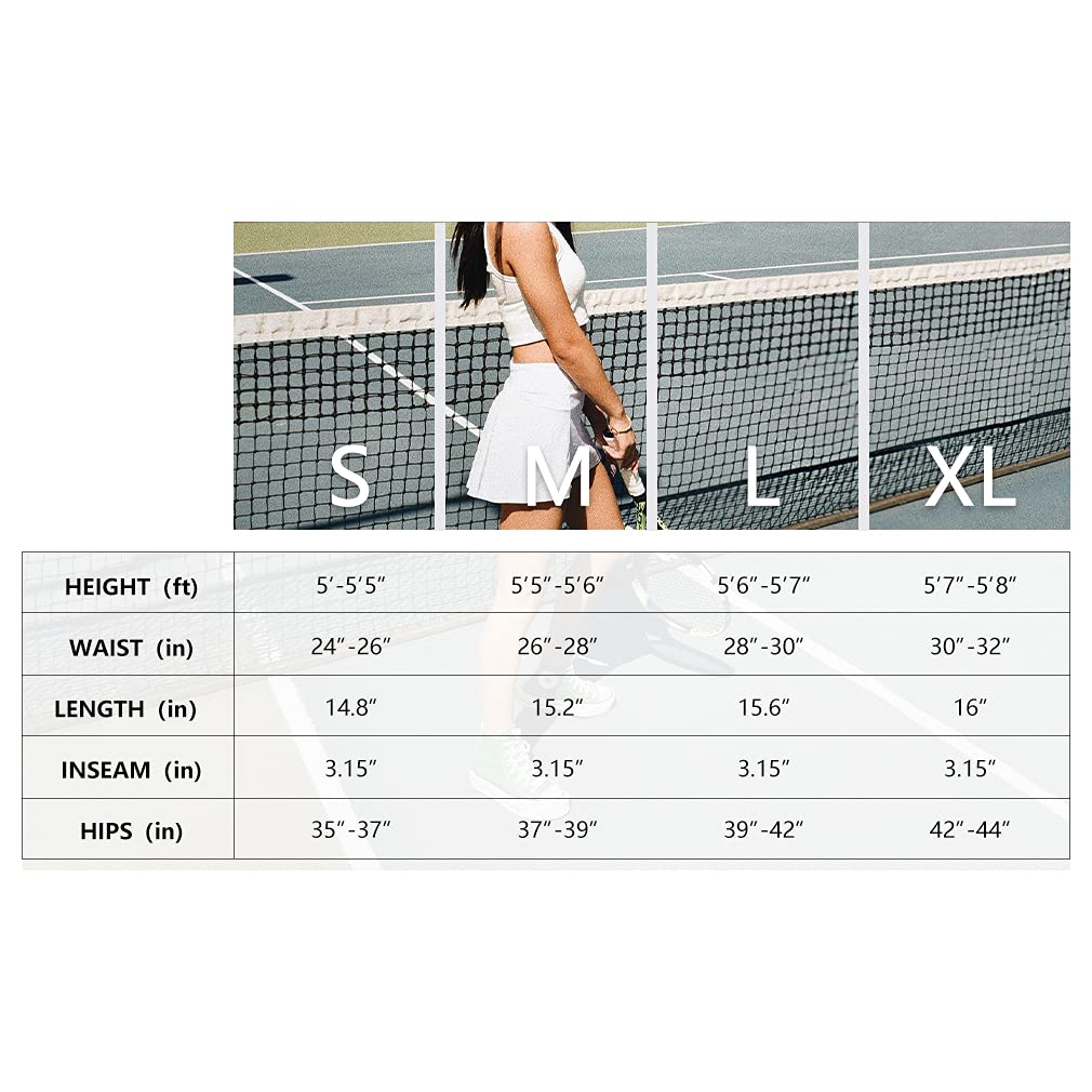 LouKeith Tennis Skirts for Women High Waisted Athletic Active Golf Skorts Mini Workout Running Skirts with Shorts Pockets Bohemian XL