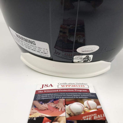 Autographed/Signed JJ J.J. Watt Houston Texans Full Size FS F/S Replica Football Helmet JSA COA