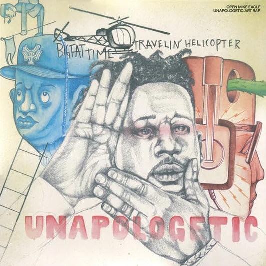 Open Mike Eagle - Unapologetic Art Rap - Blue Colored Vinyl [LP] Vinyl Record