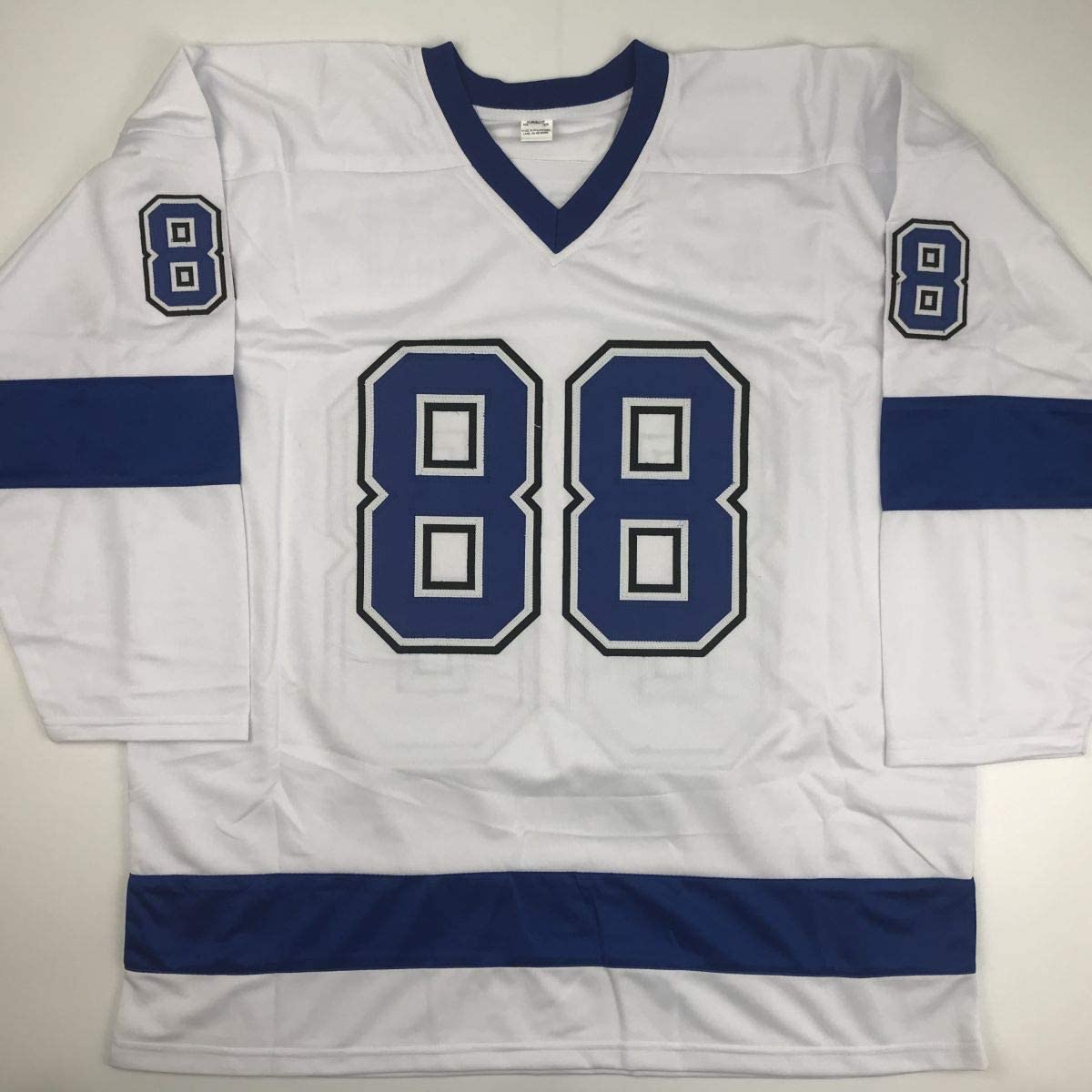 Autographed/Signed Andrei Vasilevskiy Tampa Bay White Hockey Jersey PSA/DNA COA