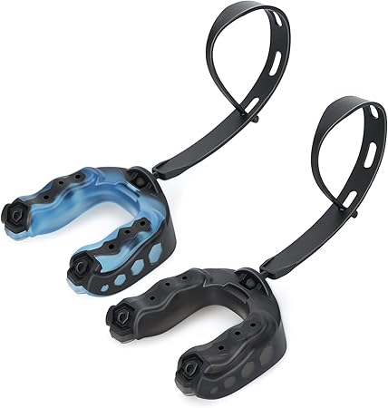 2Pack Football Mouth Guard with Strap, Soft Mouth Guard Football for Youth & Adult, Sports Mouthguard for Rugby, Hockey, Basketball, Boxing, MMA, Lacrosse