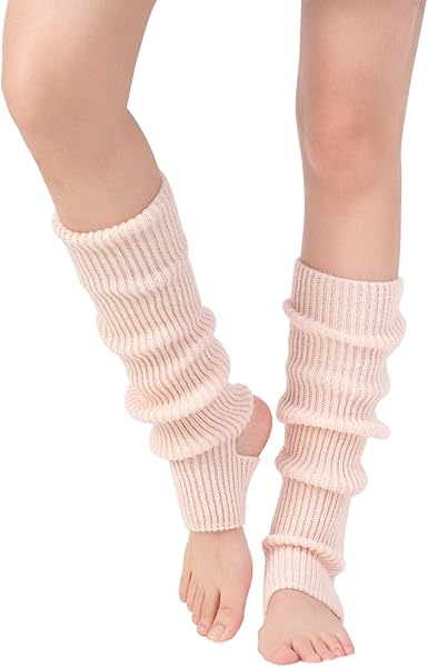 Women Ballet Leg warmers Knitted Stirrup Leg Warmers for women Winter Extra Soft long legwarmers for Yoga Dance