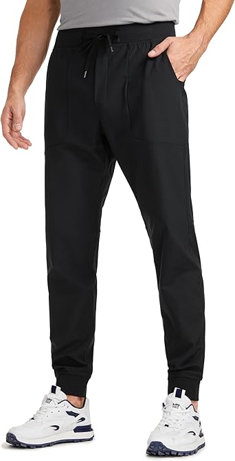 CRZ YOGA All Day Comfy Golf Joggers Pants for Men 30''/32'' Quick Dry Stretch Work Casual Sweatpants with Pockets