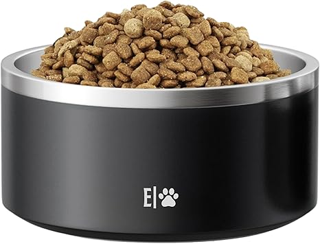Dog Food Bowl äóñ Stainless Steel Dog Food Bowls for Large Dogs äóñ Non Slip, Insulated & Heavy-Duty Feeder äóñ XL Anti-Skid Dish äóñ Comedero para Perros äóñ Platos para Perros Libre de bpa Free