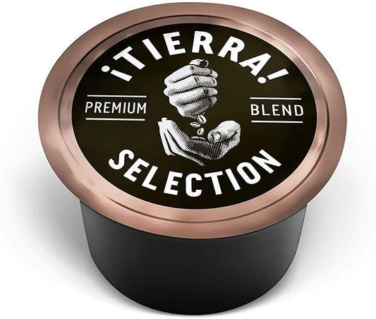 Lavazza BLUE Espresso ΍Tierra! Selection Premium Blend Single Dose Coffee Capsules, 100 Count (Pack of 1)