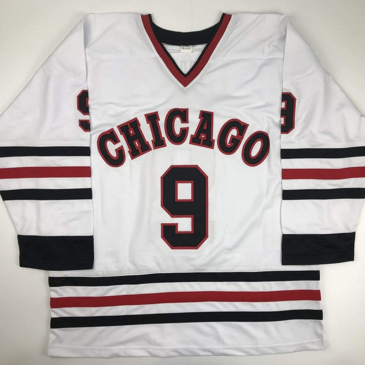 Autographed/Signed Bobby Hull Chicago White Hockey Jersey JSA COA